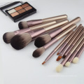 Custom Man-Made Fiber Pink Luxury Makeup Brushes Set